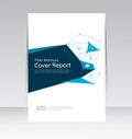 Vector design for Cover Report Annual Flyer Poster in A4 size