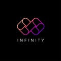 Vector design element for business. Infinity Royalty Free Stock Photo