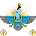 Zoroastrian Symbol Design