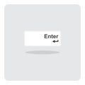 Enter button for computer icon.