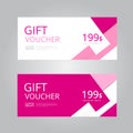 Vector design for Gift Voucher, Coupon