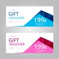 Vector design for Gift Voucher, Coupon