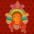 Vector design of Goddess Durga Royalty Free Stock Photo