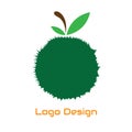 Green Fruit Illustration for fruit logo design.