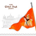 Guru Gobind Singh Jayanti for religious festival of Sikh in India