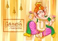 Indian Lord Ganpati for Ganesh Chaturthi festival of India