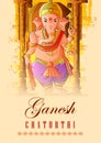 Indian Lord Ganpati for Ganesh Chaturthi festival of India Royalty Free Stock Photo