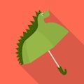 Isolated object of parasol and children icon. Collection of parasol and monsoon stock symbol for web.