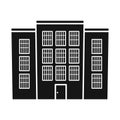 Vector design of prison and building logo. Web element of prison and jailhouse vector icon for stock.