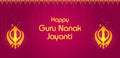 Punjabi festival Guru Nanak Jayanti celebrating birthday of tenth guru and founder of Sikhism, Baba Nanak