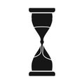 Vector design of sandglass and clock icon. Graphic of sandglass and countdown stock vector illustration. Royalty Free Stock Photo