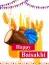 Punjabi Happy New Year Baisakhi celebrated in Punjab, India