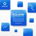 Vector Design Squares Concept