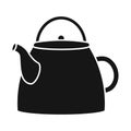 Vector design of teapot and tea icon. Set of teapot and porcelain vector icon for stock.