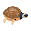 Vector design of turtle and robotic logo. Set of turtle and shell vector icon for stock.