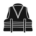 Vector design of vest and jacket sign. Set of vest and lifejacket vector icon for stock.