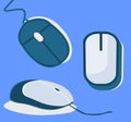 Vector design of wireless cable and mouse input devices