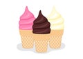 Vector Design of Yummy Ice Cream