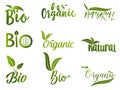 Vegan Design label Set Vector designer elements set collection Royalty Free Stock Photo