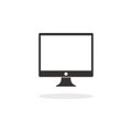 Vector Desktop Computer Icon Royalty Free Stock Photo