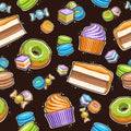 Vector Dessert Seamless Pattern