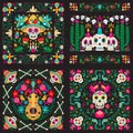 Dia de Los Muertos, Day of the Dead or Mexico Halloween Royalty Free Stock Photo