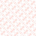 Vector diagonal mesh seamless pattern. Subtle pink and white minimal texture Royalty Free Stock Photo