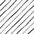 Vector diagonal thin brush stroke seamless pattern