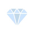 Vector diamond illustration. crystal stone jewelry - expensive gift - Vector