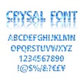 Vector diamond letters