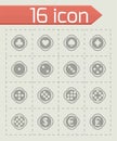 Vector Dice icon set