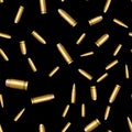 Vector Different Bullet Seamless Pattern Royalty Free Stock Photo