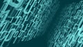 Vector digital cloud computing numbers, random data information from internet