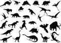 Vector dinosaurs Royalty Free Stock Photo