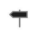 vector directions sign - street road directional Royalty Free Stock Photo