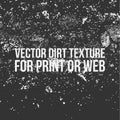 Vector Dirt Texture for Print or Web Royalty Free Stock Photo