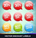 Vector Discount Labels (Tags)