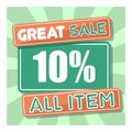 Vector discount sales badges great sale