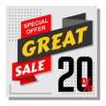 Vector discount sales badges great sale