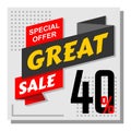 Vector discount sales badges great sale