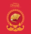 Vector Diwali Background Design