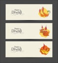 Vector Diwali Banner Design