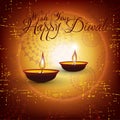 Vector diwali card design