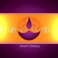 Vector diwali festival design Royalty Free Stock Photo