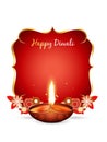 Vector diwali greeting