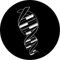 Vector DNA icon Royalty Free Stock Photo