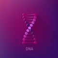 vector DNA icon for web Royalty Free Stock Photo