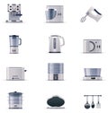 Vector domestic appliances set. Part 2 Royalty Free Stock Photo