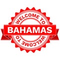 Vector Doodle of WELCOME TO COUNTRY BAHAMAS . EPS8 .