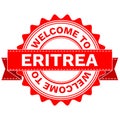 Vector Doodle of WELCOME TO COUNTRY ERITREA . EPS8 .